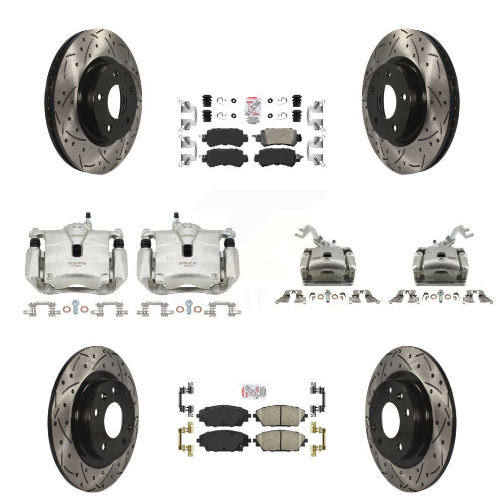 Transit Auto KCD-100754N Disc Brake Kit for 2016-2018 Mazda CX-3 - Front and Rear product image
