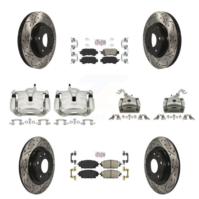 Transit Auto KCD-100755N Disc Brake Kit for 2016-2018 Mazda CX-3 - Front and Rear product image