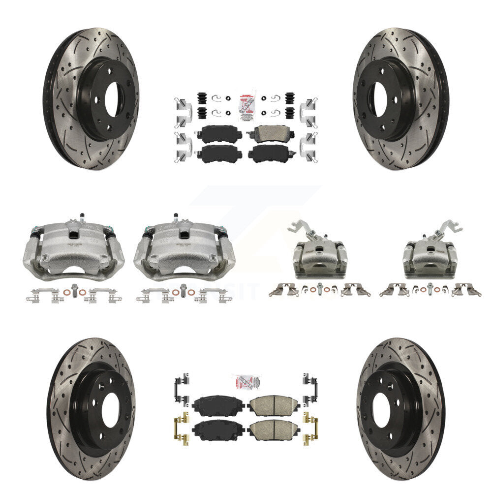 Transit Auto KCD-100756N Disc Brake Kit for 2016-2018 Mazda CX-3 - Front and Rear product image