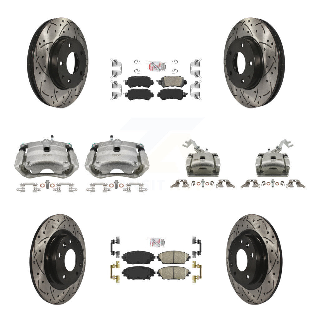 Transit Auto KCD-100757N Disc Brake Kit for 2016-2018 Mazda CX-3 - Front and Rear product image