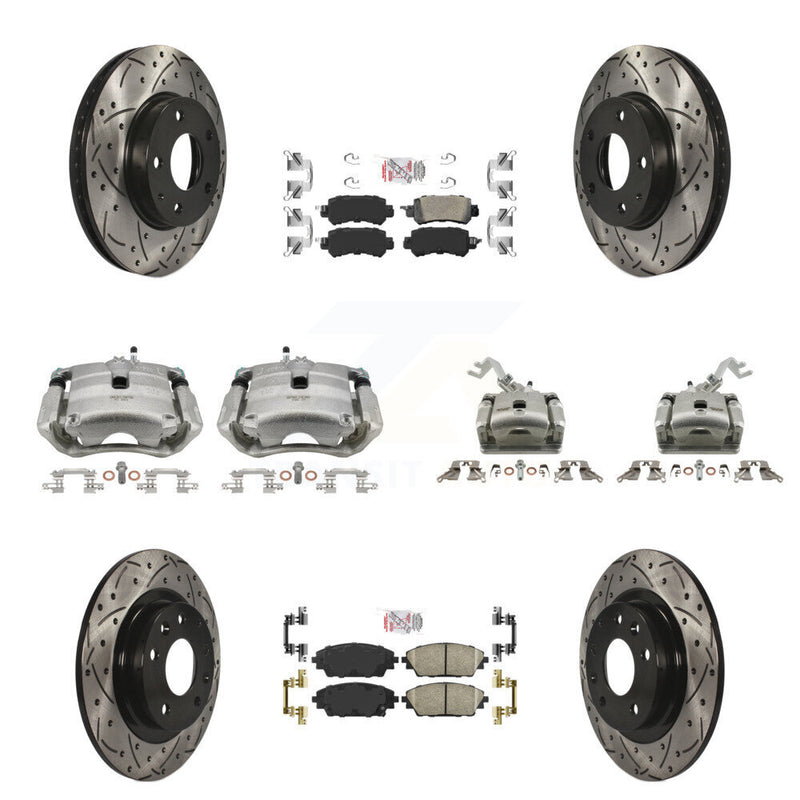 Transit Auto KCD-100757N Disc Brake Kit for 2016-2018 Mazda CX-3 - Front and Rear product image