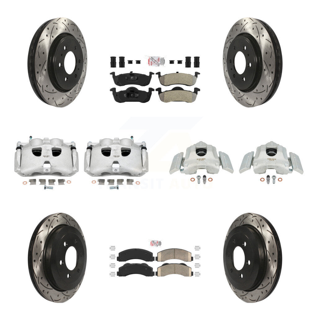 Transit Auto KCD-100759N Disc Brake Kit for 2010-2017 Ford Expedition, Lincoln Navigator - Front and Rear product image