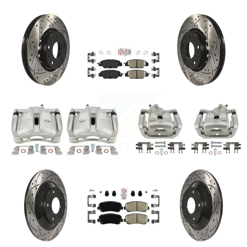 Transit Auto KCD-100762N Disc Brake Kit for 2016-2022 Mazda CX-5 - Front and Rear product image
