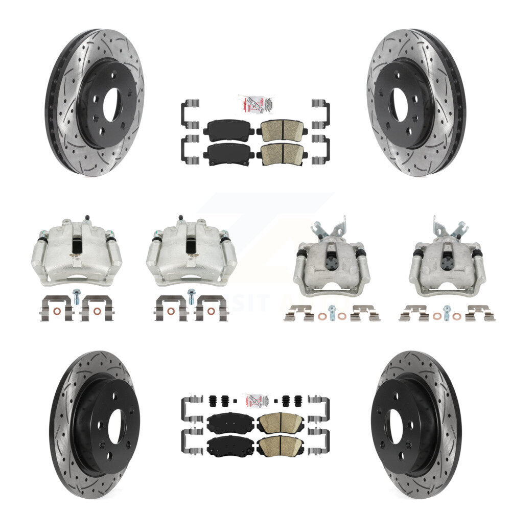 Transit Auto KCD-100765N Disc Brake Kit for 2013 Chevrolet Malibu - Front and Rear product image