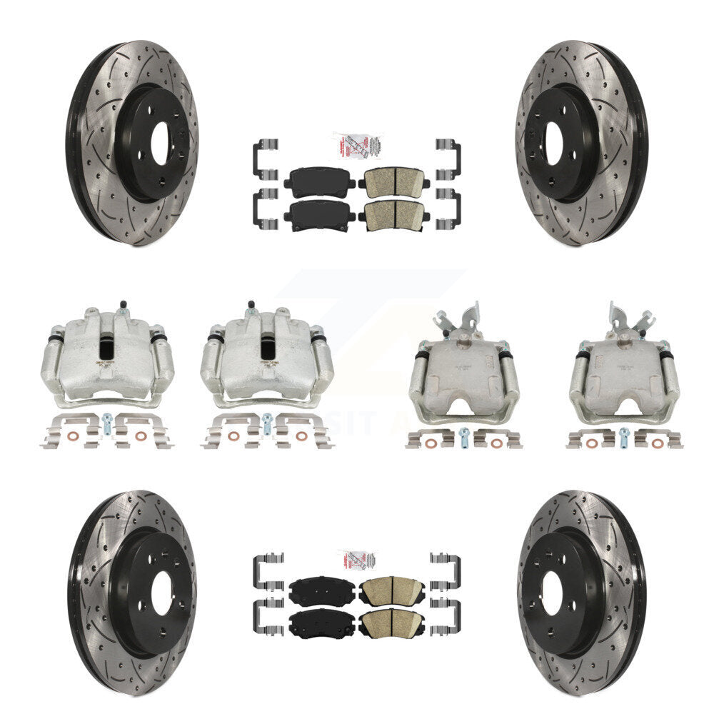 Transit Auto KCD-100767N Disc Brake Kit for 2013-2020 Chevrolet Impala, Chevrolet Malibu - Front and Rear product image