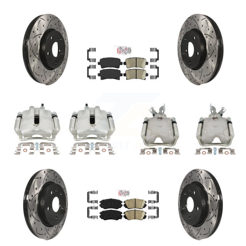 Transit Auto KCD-100767N Disc Brake Kit for 2013-2020 Chevrolet Impala, Chevrolet Malibu - Front and Rear product image