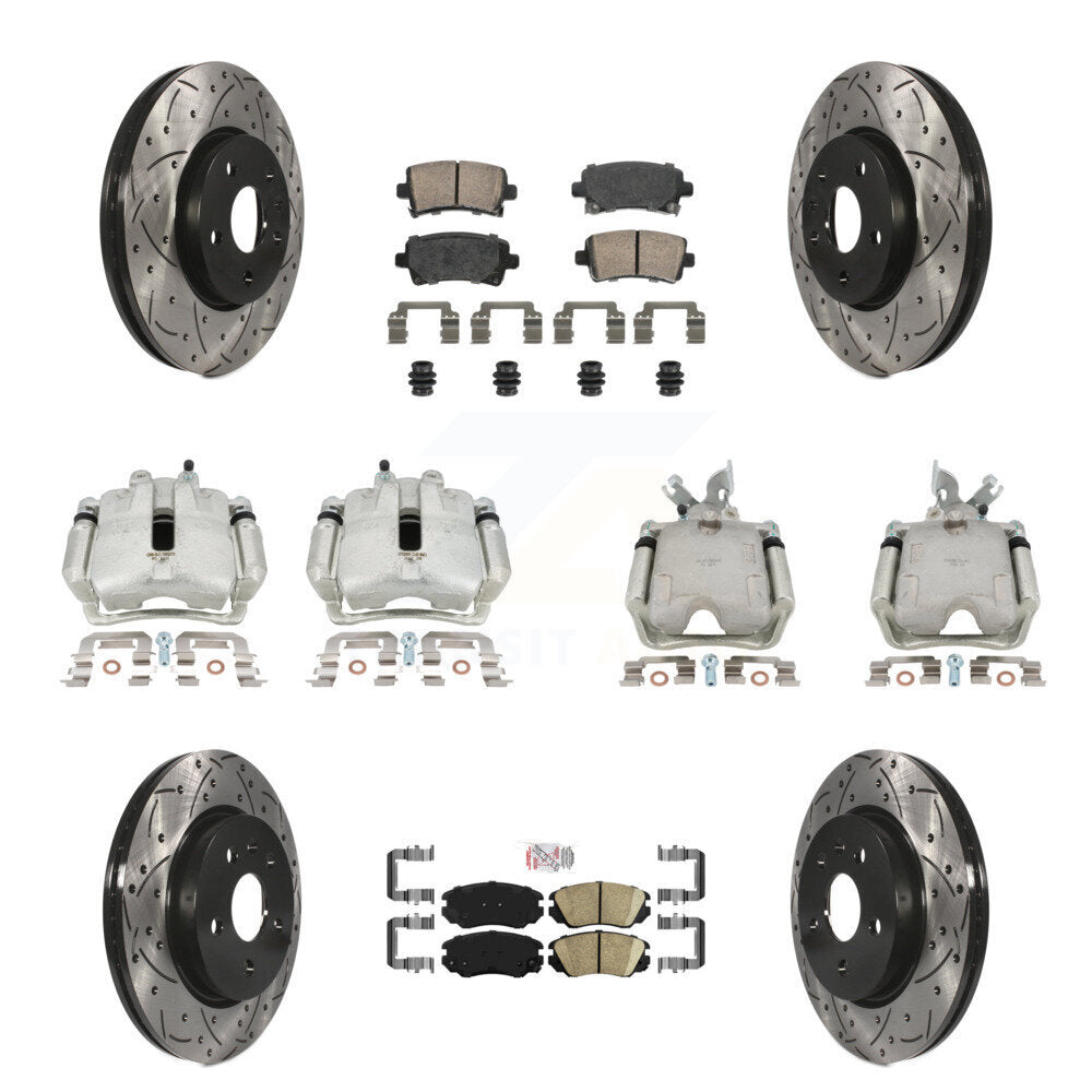 Transit Auto KCD-100768N Disc Brake Kit for 2013-2020 Chevrolet Impala, Chevrolet Malibu - Front and Rear product image