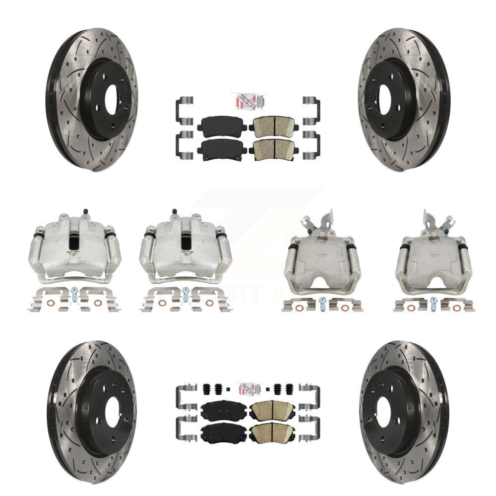 Transit Auto KCD-100769N Disc Brake Kit for 2013-2020 Chevrolet Impala, Chevrolet Malibu - Front and Rear product image