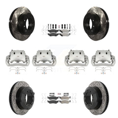 Transit Auto KCD-100773N Disc Brake Kit for 2005-2016 Ford F-450 Super Duty, International CF500, International CF600 & more - Front and Rear product image