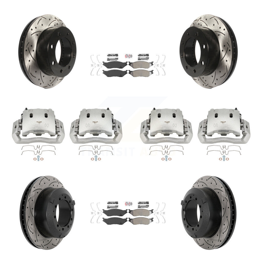 Transit Auto KCD-100782N Disc Brake Kit for 2005-2009 Ford F-450 Super Duty - Front and Rear product image