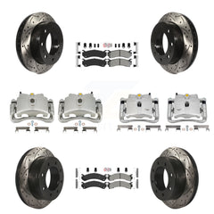 Transit Auto KCD-100784N Disc Brake Kit for 1999-2013 Chevrolet Suburban 2500, GMC Yukon XL 2500, Chevrolet Silverado 2500 HD & more - Front and Rear product image