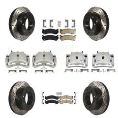 Transit Auto KCD-100785N Disc Brake Kit for 1999-2013 Chevrolet Suburban 2500, GMC Yukon XL 2500, Chevrolet Silverado 2500 HD & more - Front and Rear product image