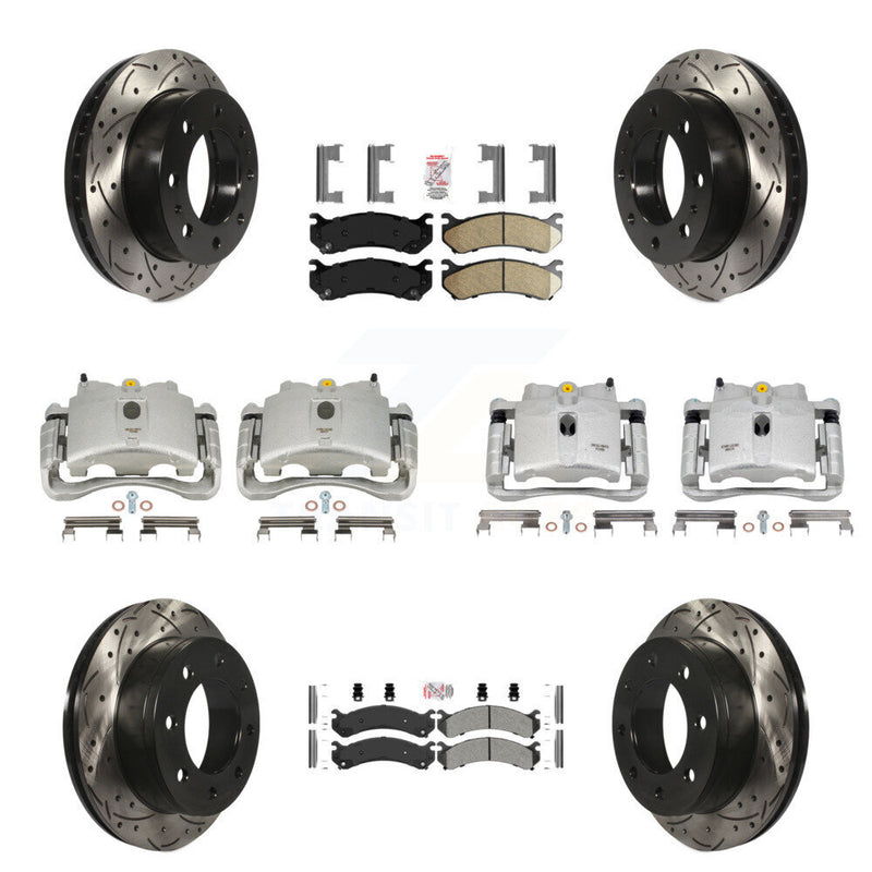 Transit Auto KCD-100789N Disc Brake Kit for 1999-2009 Chevrolet Silverado 1500 HD Classic, Chevrolet Suburban 2500, GMC Sierra 1500 HD Classic & more - Front and Rear product image