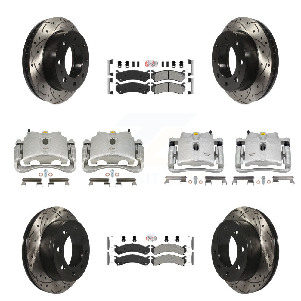 Transit Auto KCD-100790N Disc Brake Kit for 1999-2009 Chevrolet Silverado 1500 HD Classic, Chevrolet Suburban 2500, GMC Sierra 1500 HD Classic & more - Front and Rear product image