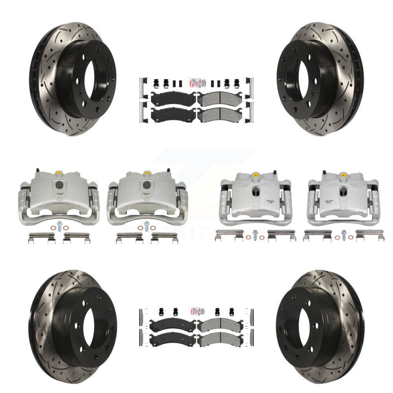 Transit Auto KCD-100790N Disc Brake Kit for 1999-2009 Chevrolet Silverado 1500 HD Classic, Chevrolet Suburban 2500, GMC Sierra 1500 HD Classic & more - Front and Rear product image