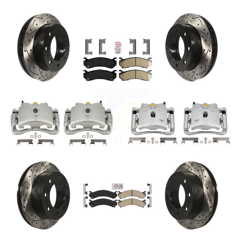 Transit Auto KCD-100791N Disc Brake Kit for 1999-2009 Chevrolet Silverado 1500 HD Classic, Chevrolet Suburban 2500, GMC Sierra 1500 HD Classic & more - Front and Rear product image