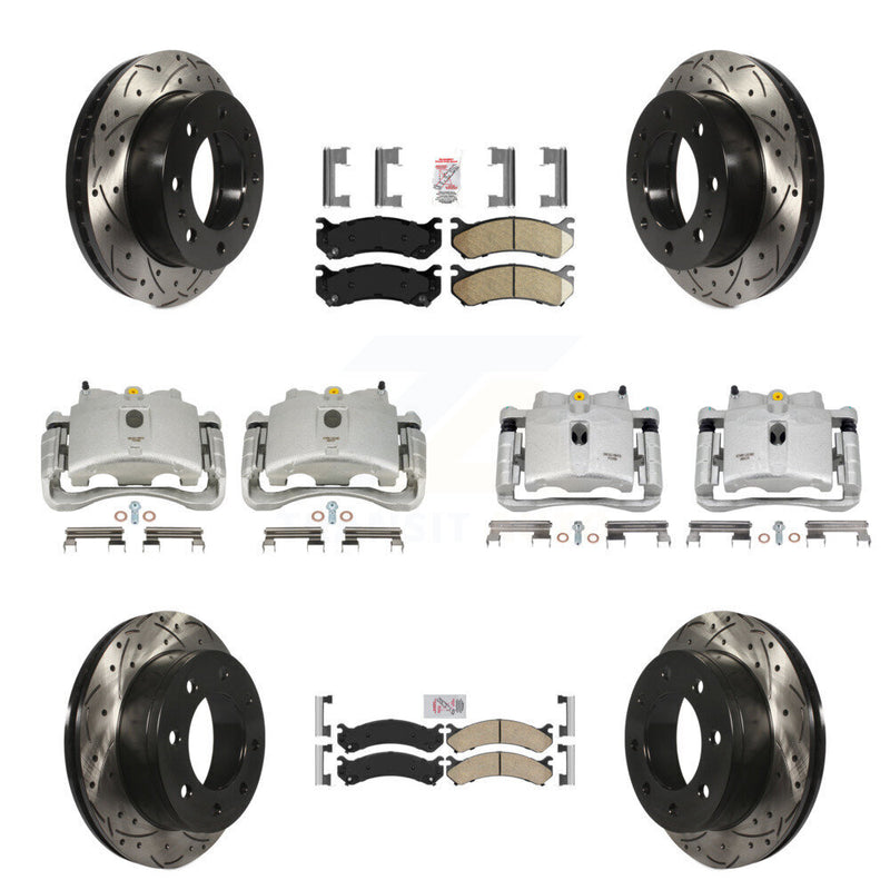 Transit Auto KCD-100791N Disc Brake Kit for 1999-2009 Chevrolet Silverado 1500 HD Classic, Chevrolet Suburban 2500, GMC Sierra 1500 HD Classic & more - Front and Rear product image