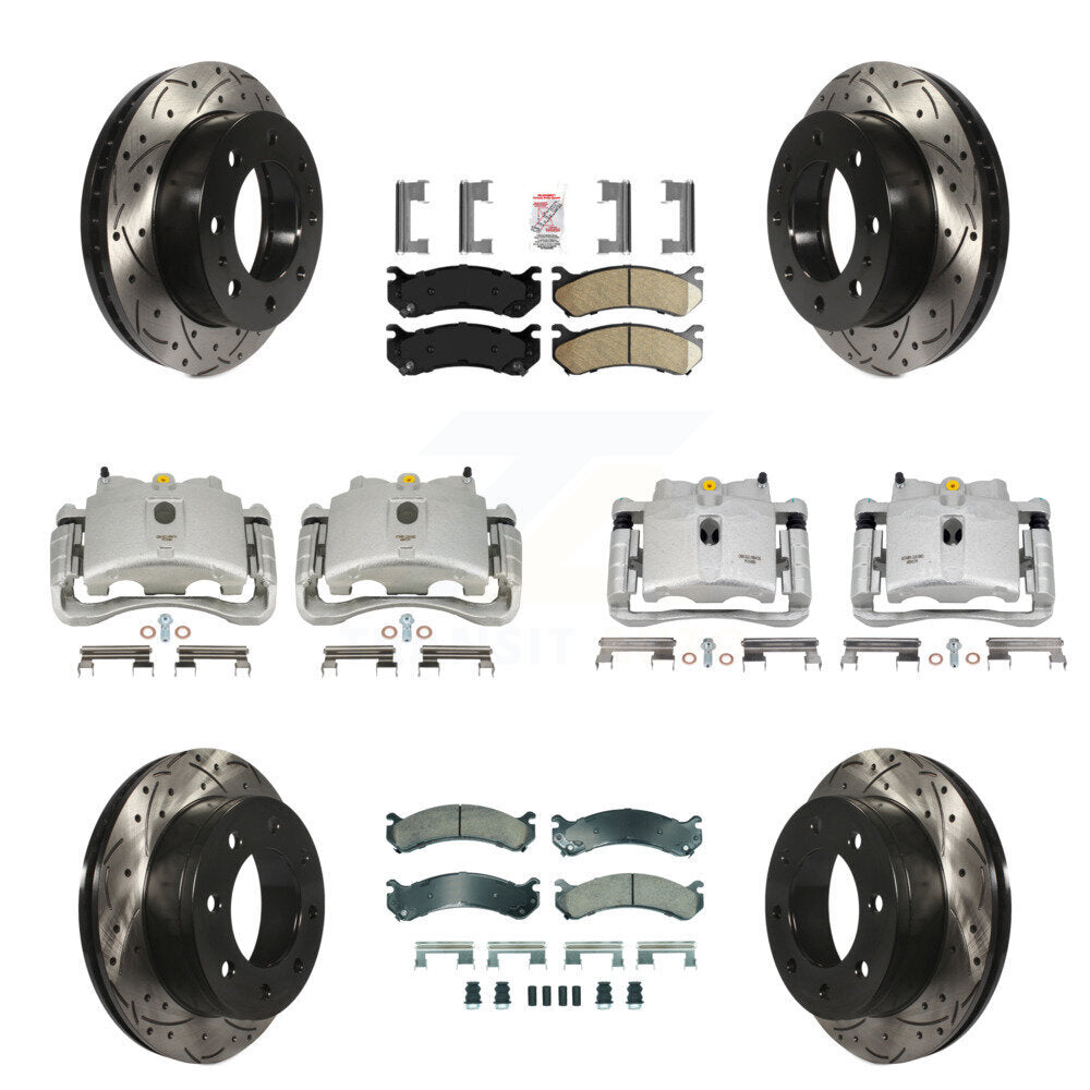 Transit Auto KCD-100793N Disc Brake Kit for 1999-2009 Chevrolet Silverado 1500 HD Classic, Chevrolet Suburban 2500, GMC Sierra 1500 HD Classic & more - Front and Rear product image