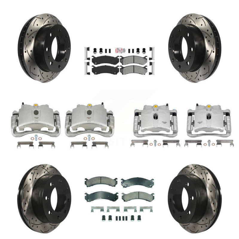 Transit Auto KCD-100794N Disc Brake Kit for 1999-2009 Chevrolet Silverado 1500 HD Classic, Chevrolet Suburban 2500, GMC Sierra 1500 HD Classic & more - Front and Rear product image
