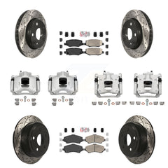 Transit Auto KCD-100796N Disc Brake Kit for 2007-2016 Jeep Wrangler - Front and Rear product image
