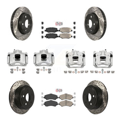 Transit Auto KCD-100797N Disc Brake Kit for 2007-2016 Jeep Wrangler - Front and Rear product image
