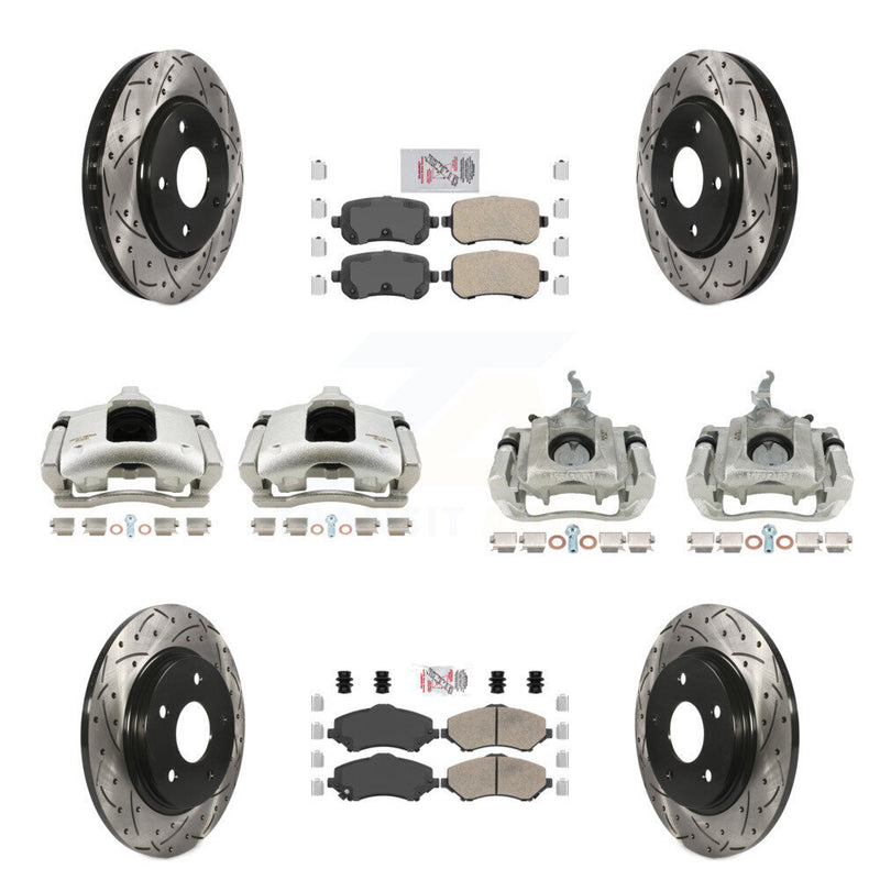 Transit Auto KCD-100800N Disc Brake Kit for 2009-2011 Dodge Journey - Front and Rear product image