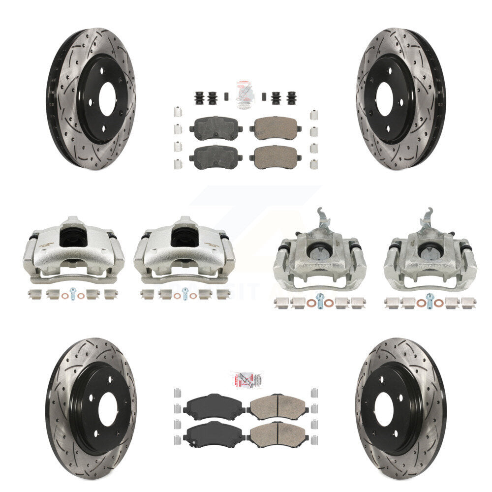 Transit Auto KCD-100801N Disc Brake Kit for 2009-2011 Dodge Journey - Front and Rear product image
