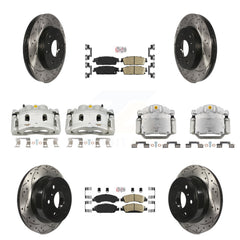 Transit Auto KCD-100804N Disc Brake Kit for 2008-2014 Chevrolet Silverado 1500, Cadillac Escalade, Cadillac Escalade ESV & more - Front and Rear product image
