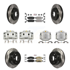 Transit Auto KCD-100805N Disc Brake Kit for 2008-2014 Chevrolet Silverado 1500, Cadillac Escalade, Cadillac Escalade ESV & more - Front and Rear product image