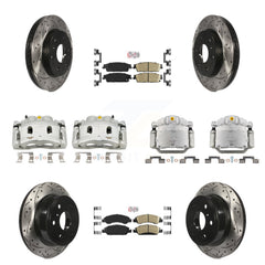 Transit Auto KCD-100806N Disc Brake Kit for 2008-2014 Chevrolet Silverado 1500, Cadillac Escalade, Cadillac Escalade ESV & more - Front and Rear product image