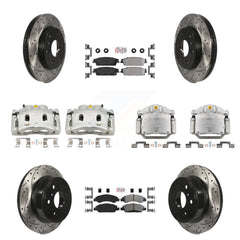 Transit Auto KCD-100807N Disc Brake Kit for 2008-2014 Chevrolet Silverado 1500, Cadillac Escalade, Cadillac Escalade ESV & more - Front and Rear product image