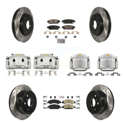 Transit Auto KCD-100809N Disc Brake Kit for 2014-2020 Chevrolet Suburban, Cadillac Escalade, Cadillac Escalade ESV & more - Front and Rear product image