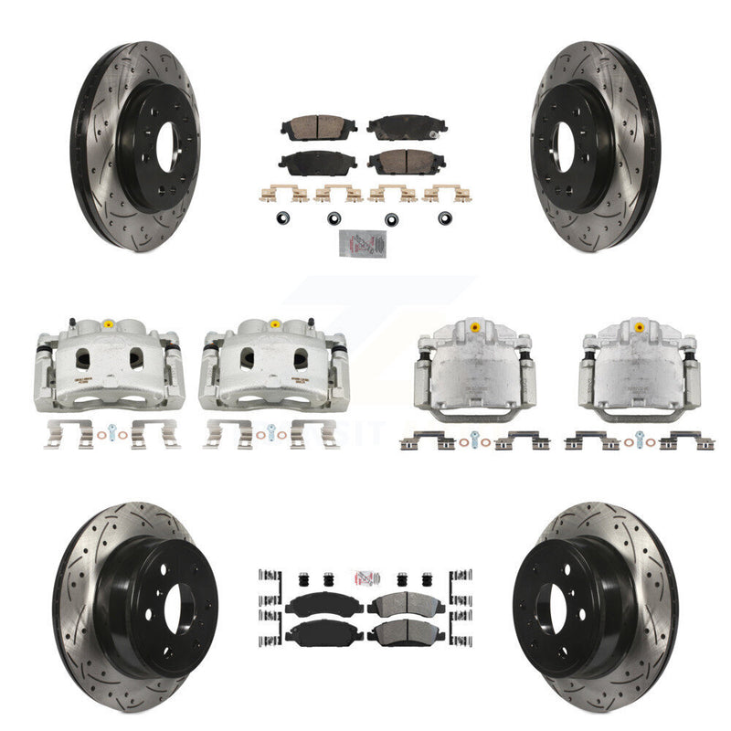 Transit Auto KCD-100815N Disc Brake Kit for 2014-2020 Chevrolet Suburban, Cadillac Escalade, Cadillac Escalade ESV & more - Front and Rear product image