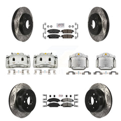 Transit Auto KCD-100816N Disc Brake Kit for 2014-2020 Chevrolet Suburban, Cadillac Escalade, Cadillac Escalade ESV & more - Front and Rear product image