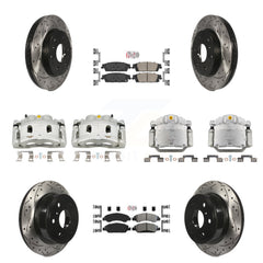 Transit Auto KCD-100817N Disc Brake Kit for 2014-2020 Chevrolet Suburban, Cadillac Escalade, Cadillac Escalade ESV & more - Front and Rear product image