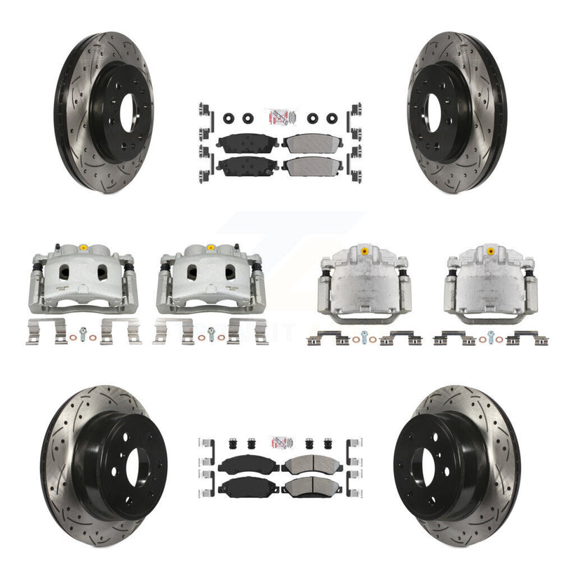 Transit Auto KCD-100818N Disc Brake Kit for 2007 Cadillac Escalade, Cadillac Escalade ESV, Cadillac Escalade EXT & more - Front and Rear product image