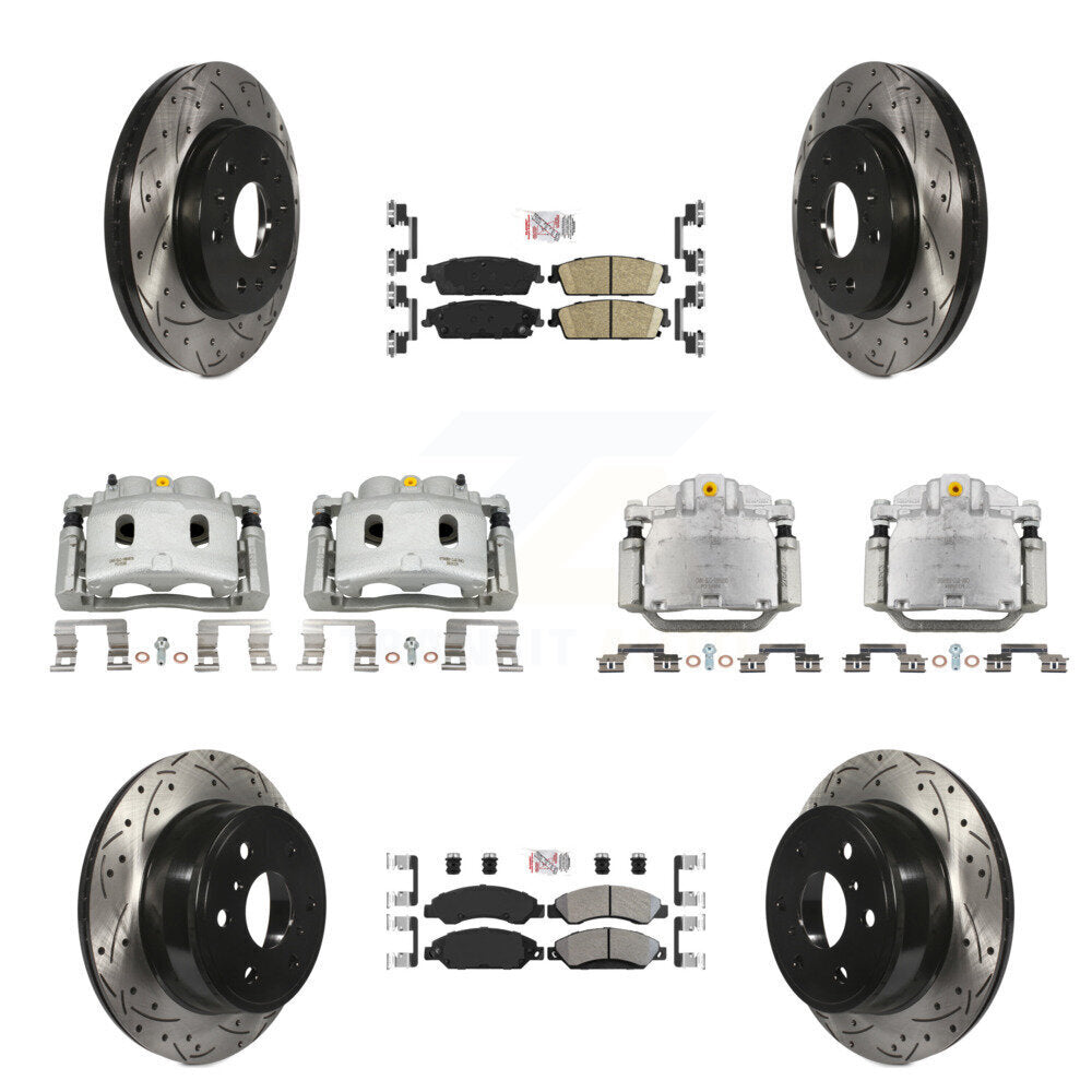 Transit Auto KCD-100819N Disc Brake Kit for 2007 Cadillac Escalade, Cadillac Escalade ESV, Cadillac Escalade EXT & more - Front and Rear product image