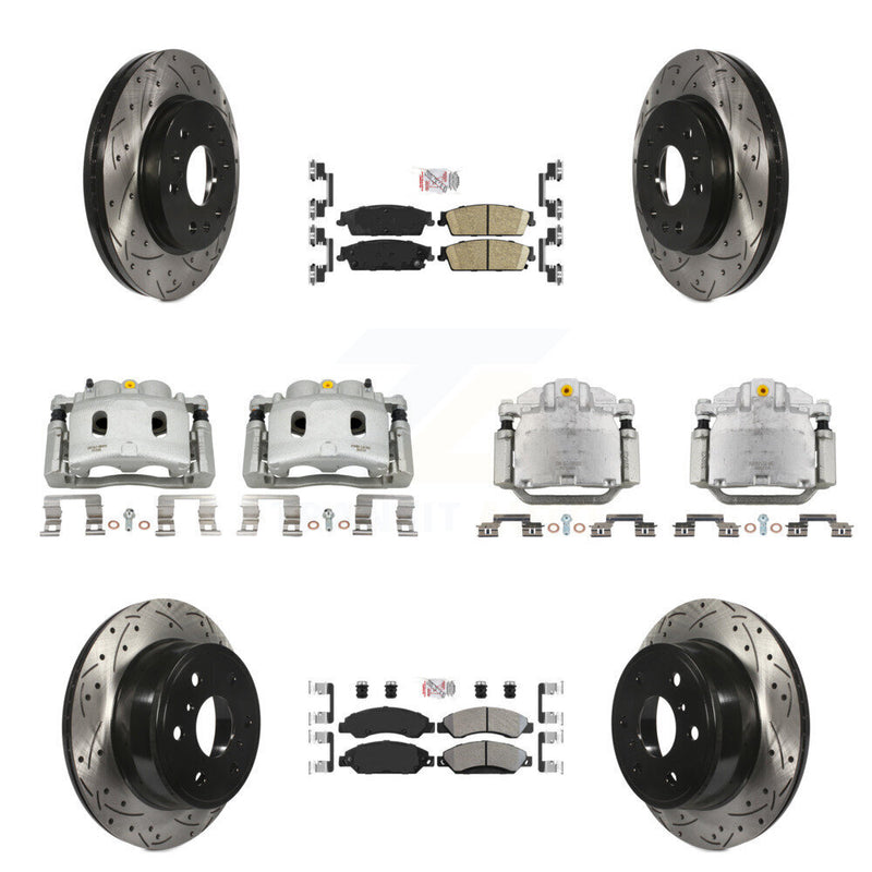Transit Auto KCD-100819N Disc Brake Kit for 2007 Cadillac Escalade, Cadillac Escalade ESV, Cadillac Escalade EXT & more - Front and Rear product image