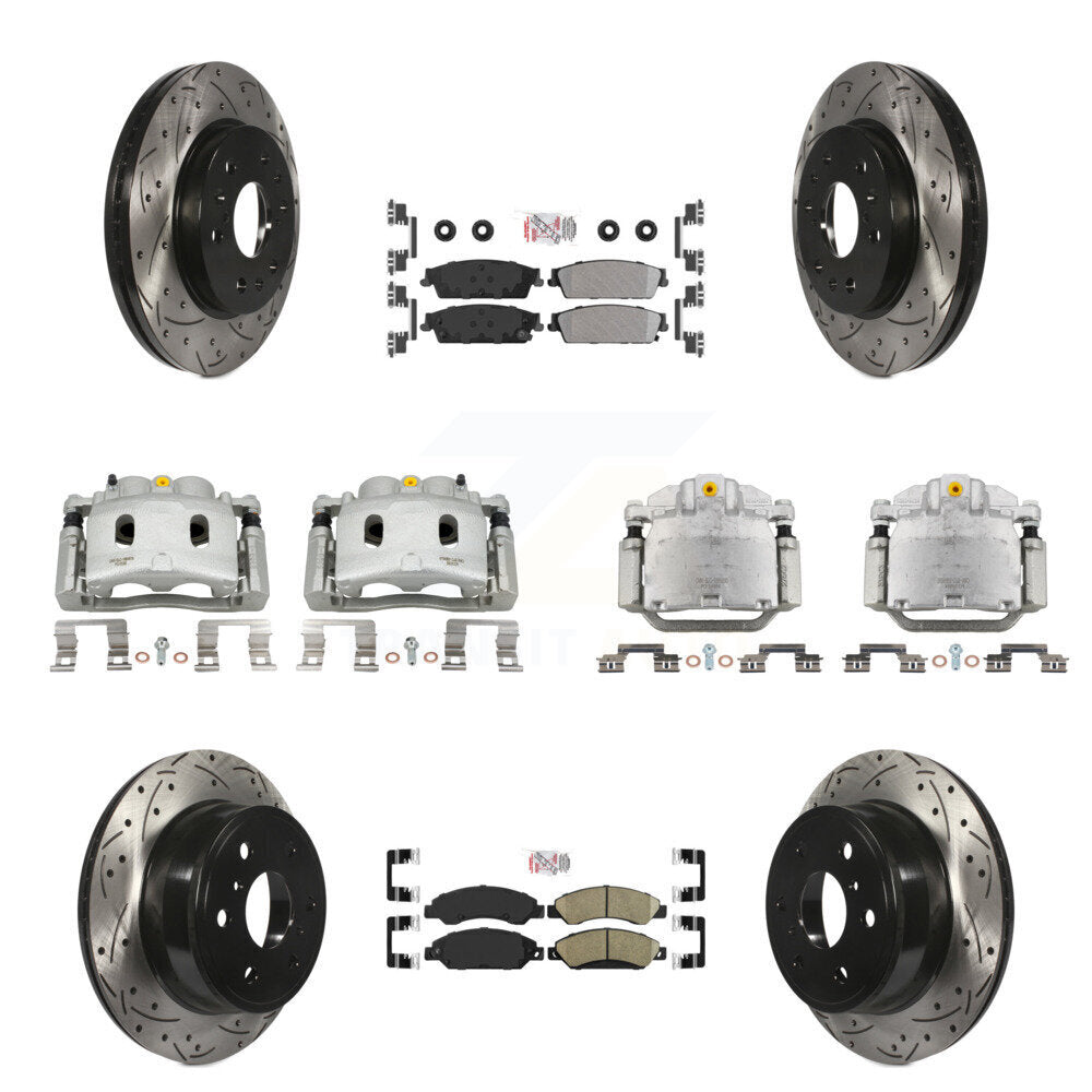 Transit Auto KCD-100820N Disc Brake Kit for 2007 Cadillac Escalade, Cadillac Escalade ESV, Cadillac Escalade EXT & more - Front and Rear product image