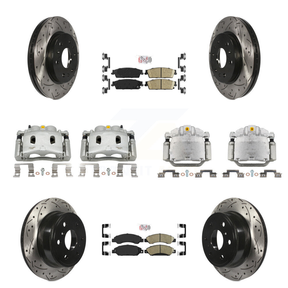 Transit Auto KCD-100821N Disc Brake Kit for 2007 Cadillac Escalade, Cadillac Escalade ESV, Cadillac Escalade EXT & more - Front and Rear product image