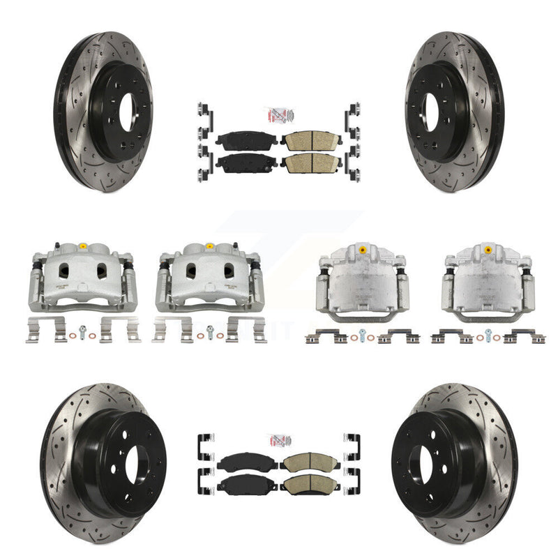 Transit Auto KCD-100821N Disc Brake Kit for 2007 Cadillac Escalade, Cadillac Escalade ESV, Cadillac Escalade EXT & more - Front and Rear product image