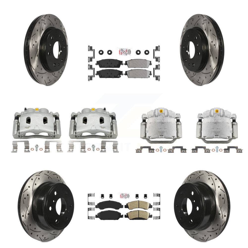 Transit Auto KCD-100822N Disc Brake Kit for 2007-2008 Cadillac Escalade, Cadillac Escalade ESV, Cadillac Escalade EXT & more - Front and Rear product image