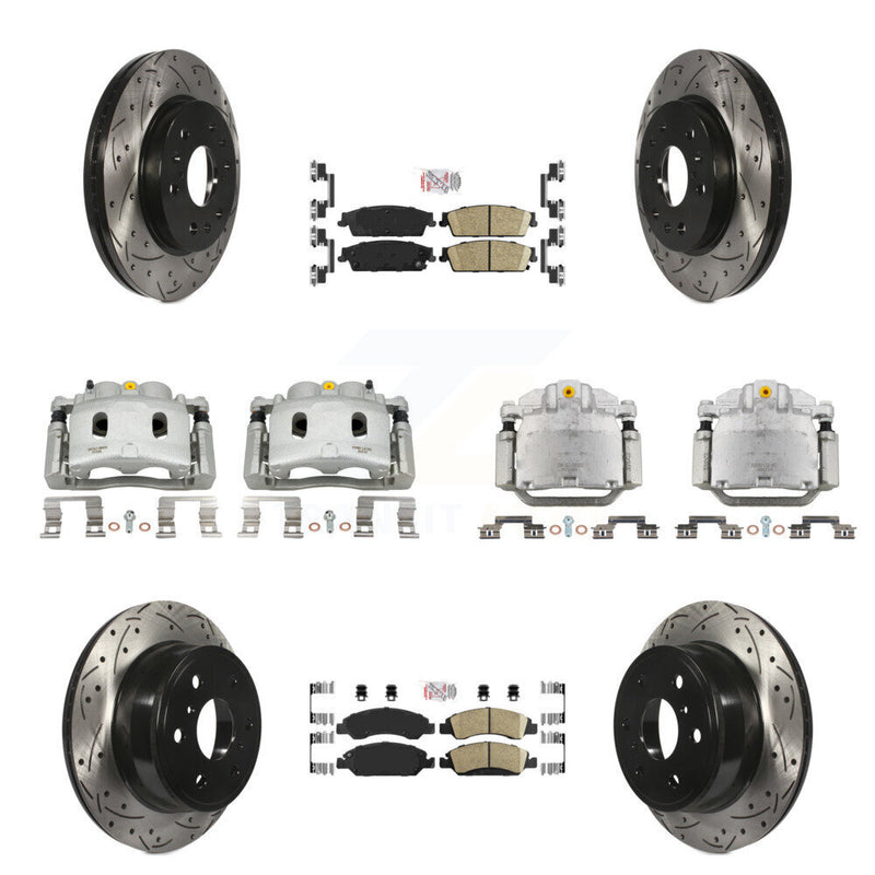 Transit Auto KCD-100823N Disc Brake Kit for 2007-2008 Cadillac Escalade, Cadillac Escalade ESV, Cadillac Escalade EXT & more - Front and Rear product image