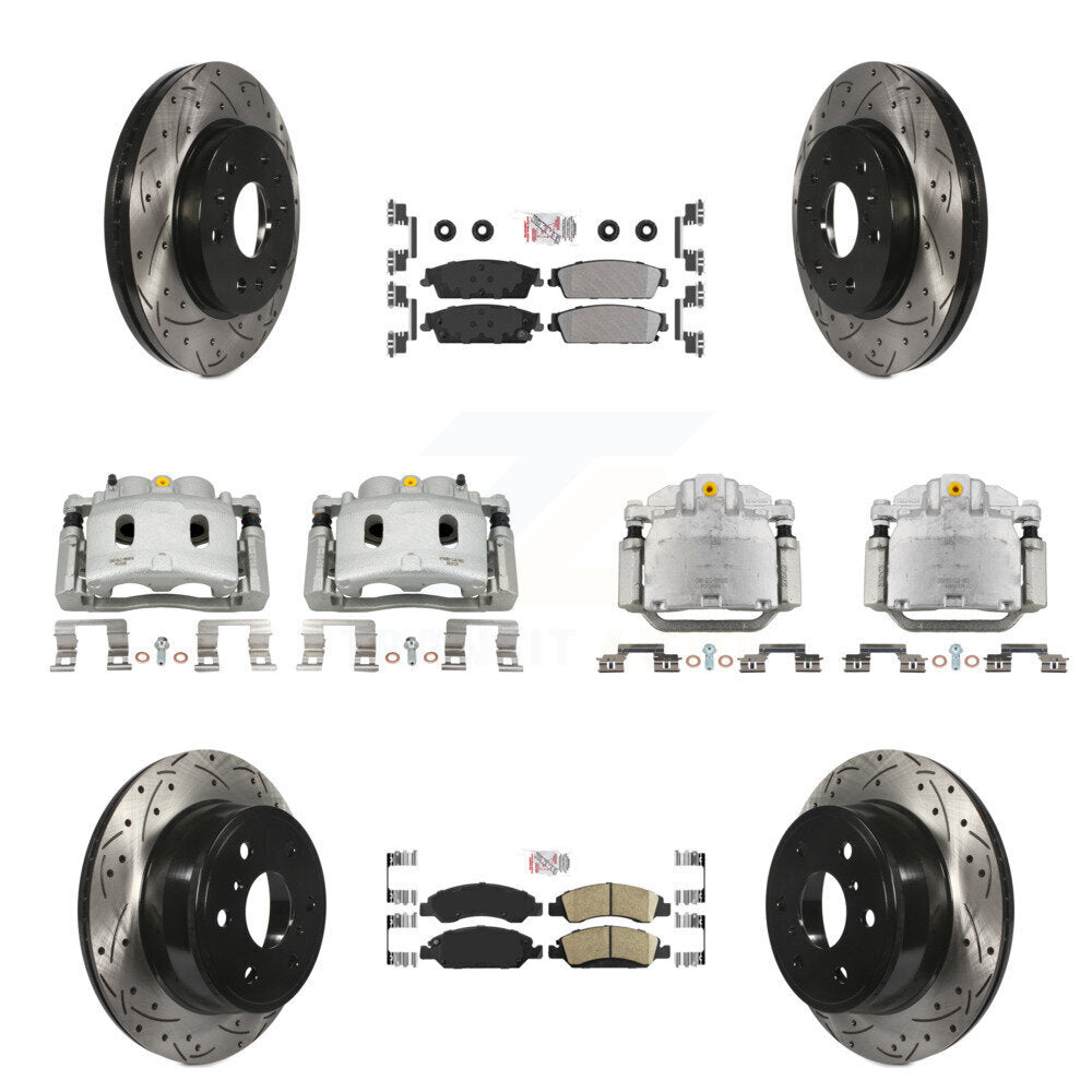 Transit Auto KCD-100824N Disc Brake Kit for 2007-2008 Cadillac Escalade, Cadillac Escalade ESV, Cadillac Escalade EXT & more - Front and Rear product image