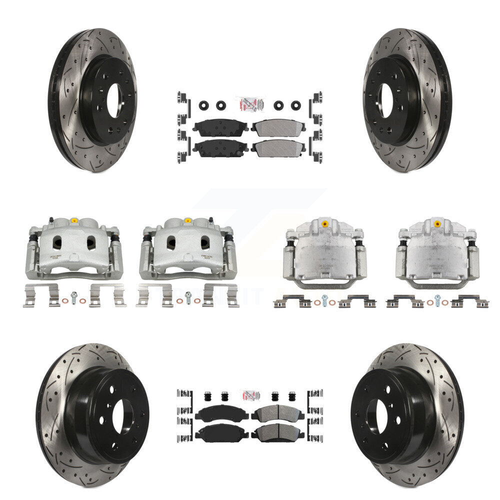 Transit Auto KCD-100826N Disc Brake Kit for 2007-2008 Cadillac Escalade, Cadillac Escalade ESV, Cadillac Escalade EXT & more - Front and Rear product image