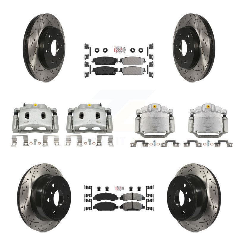 Transit Auto KCD-100826N Disc Brake Kit for 2007-2008 Cadillac Escalade, Cadillac Escalade ESV, Cadillac Escalade EXT & more - Front and Rear product image