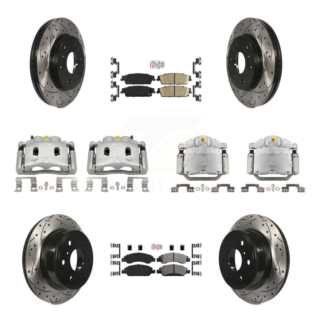 Transit Auto KCD-100827N Disc Brake Kit for 2007-2008 Cadillac Escalade, Cadillac Escalade ESV, Cadillac Escalade EXT & more - Front and Rear product image