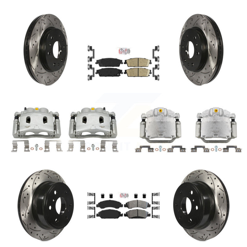 Transit Auto KCD-100827N Disc Brake Kit for 2007-2008 Cadillac Escalade, Cadillac Escalade ESV, Cadillac Escalade EXT & more - Front and Rear product image