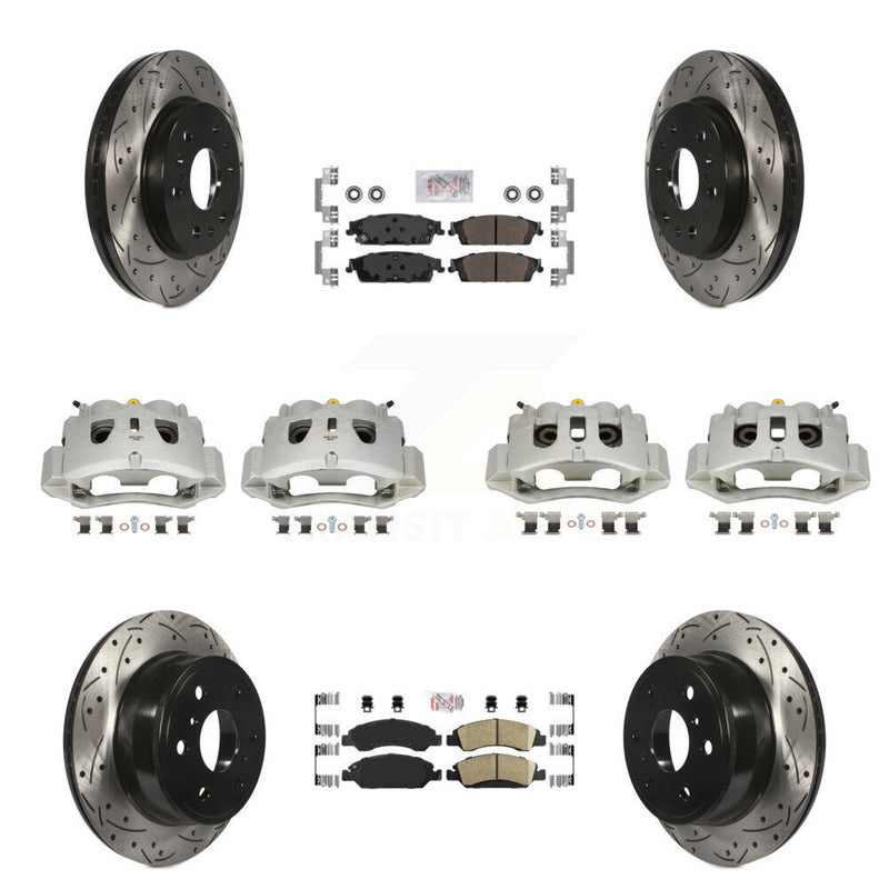 Transit Auto KCD-100829N Disc Brake Kit for 2016 Chevrolet Suburban - Front and Rear product image