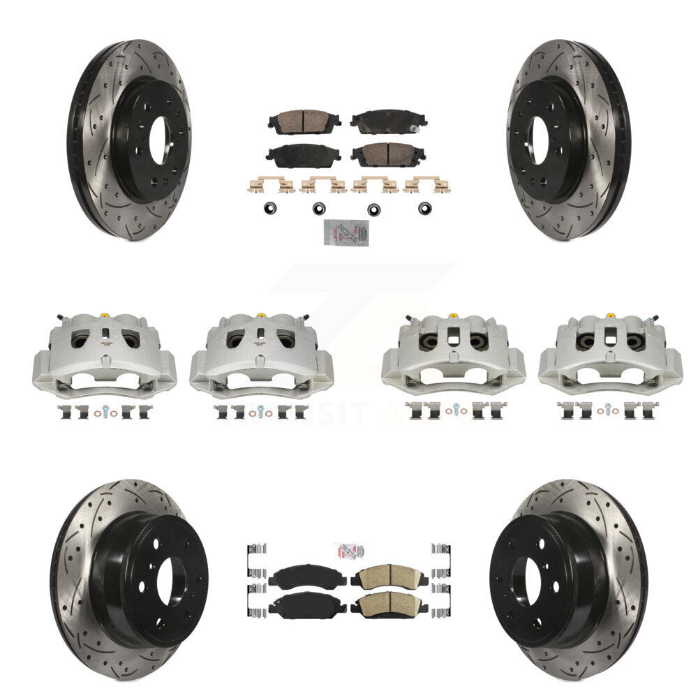 Transit Auto KCD-100831N Disc Brake Kit for 2016 Chevrolet Suburban - Front and Rear product image